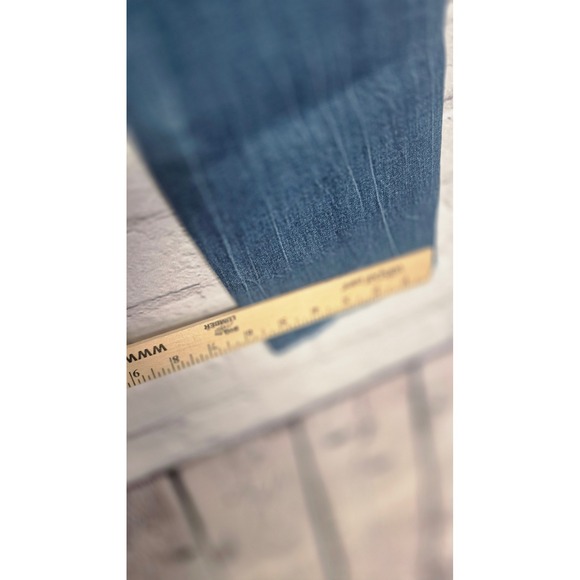 Seven7 Distressed Skinny Jeans Size 14 Medium Wash Stretch Denim - Picture 11 of 15